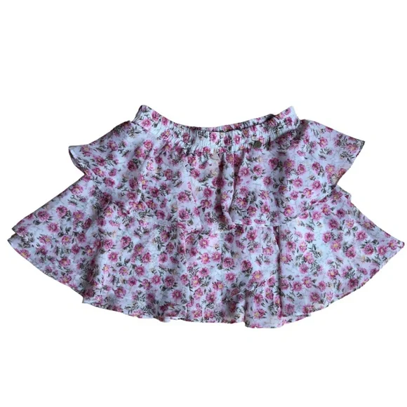 Floral Ruffle Skirt - Picture 1 of 4